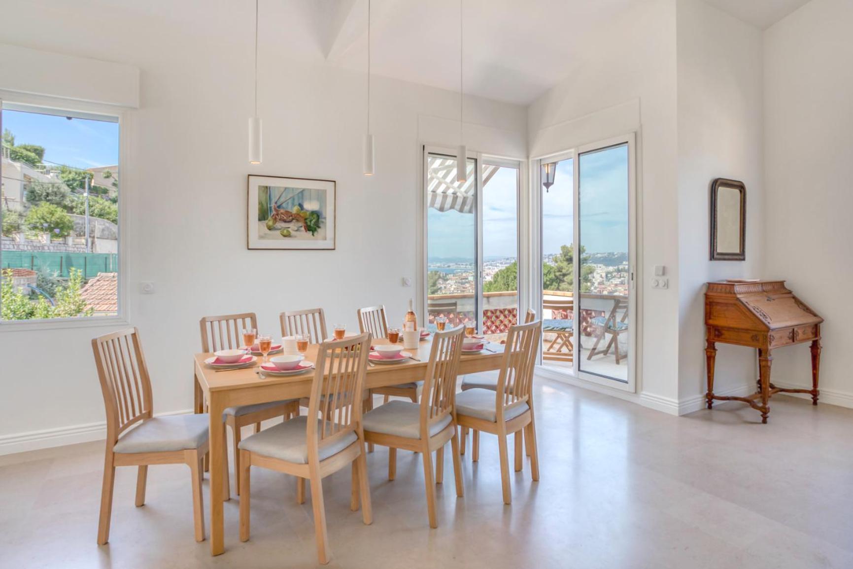 #54 Sea View 4 Bdr Ac Parking 5mins To Port Bbq * Nizza