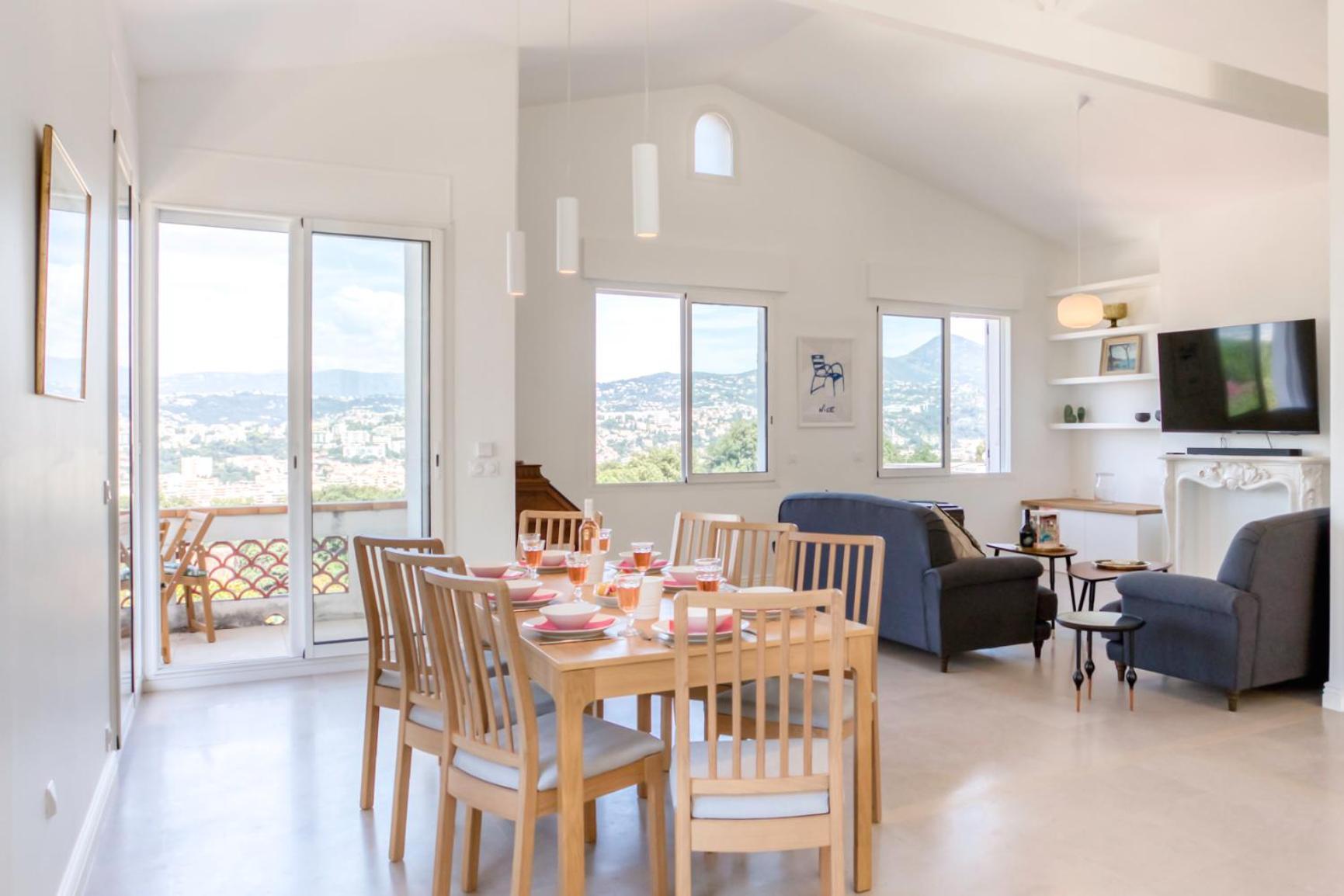 Villa #54 Sea View 4 Bdr Ac Parking 5mins To Port Bbq Nizza