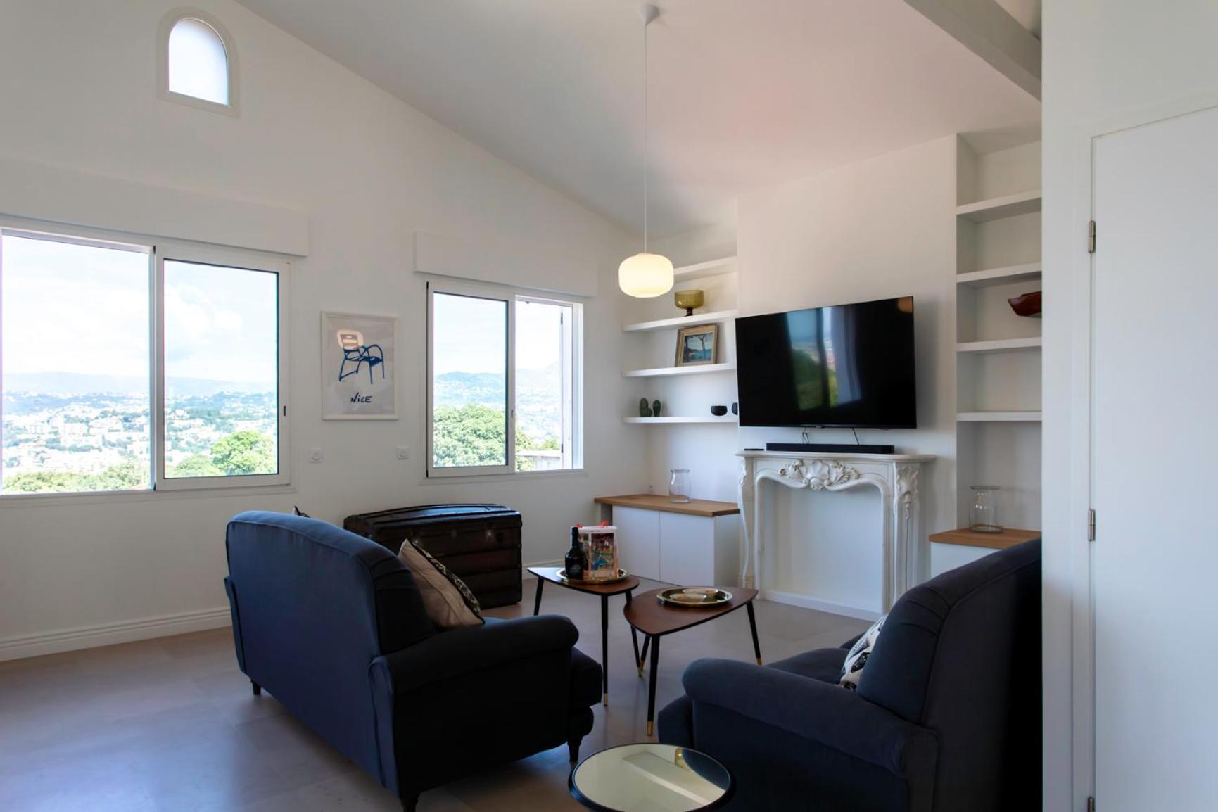 #54 Sea View 4 Bdr Ac Parking 5mins To Port Bbq * Nizza